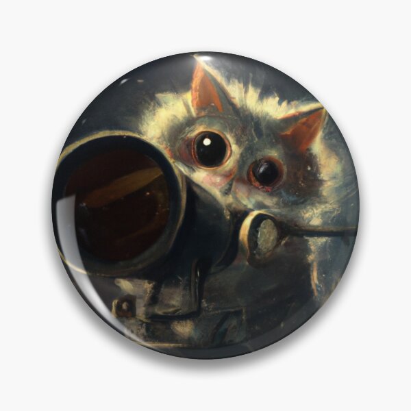 Item preview, Peeps the Cat, discovering the stars (Baroque) designed and sold by thecatandkettle.