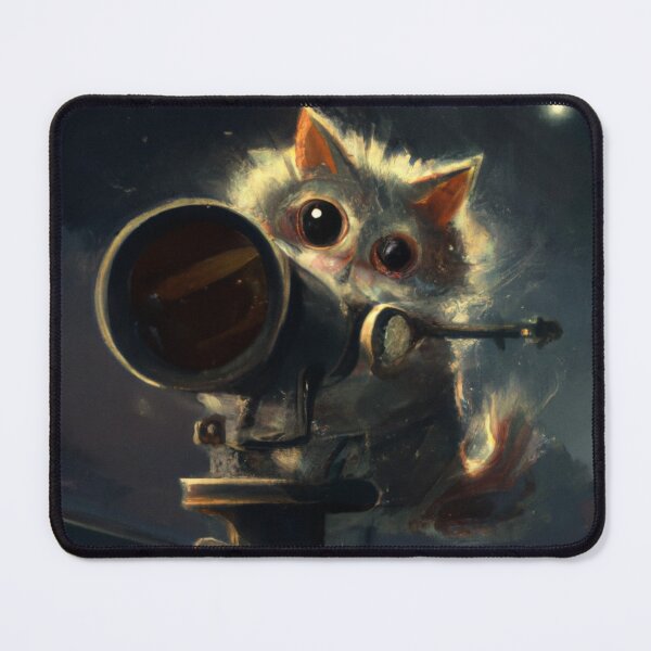 Item preview, Peeps the Cat, discovering the stars (Baroque) designed and sold by thecatandkettle.