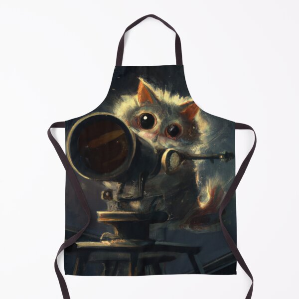 Item preview, Peeps the Cat, discovering the stars (Baroque) designed and sold by thecatandkettle.
