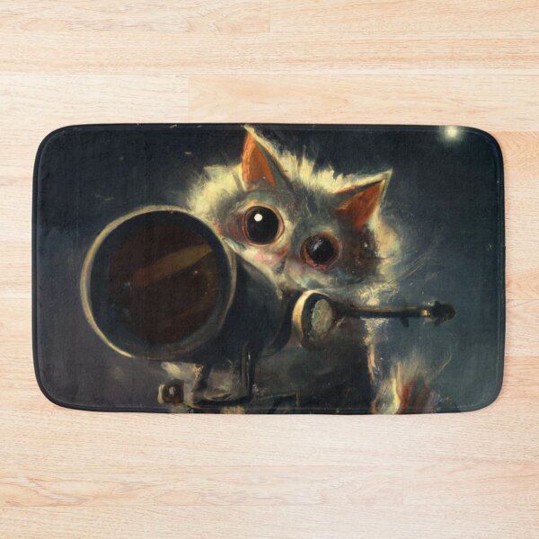 Item preview, Peeps the Cat, discovering the stars (Baroque) designed and sold by thecatandkettle.
