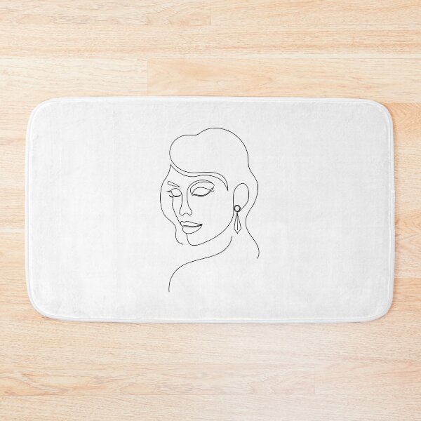 Item preview, Abstract drawing line art lady designed and sold by LineArtDrawing.