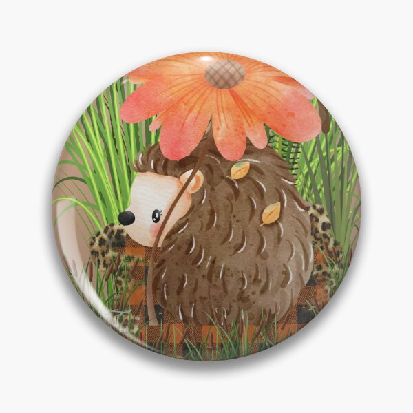 Item preview, Cartoon Hedgehog Fall Kids Print designed and sold by LanaDevon.