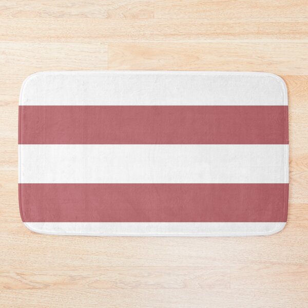 Item preview, Pink White Minimal Horizontal Stripe Pattern Pairs 2023 COTY Terra Rosa DE5096 designed and sold by ColorOfTheYears.