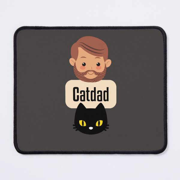 Item preview, Catdad design with black cat for Cat Father or Cat Lover  designed and sold by Kubala.