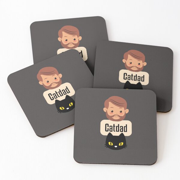 Item preview, Catdad design with black cat for Cat Father or Cat Lover  designed and sold by Kubala.