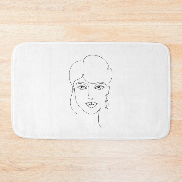 Item preview, Abstract drawing line art lady designed and sold by LineArtDrawing.