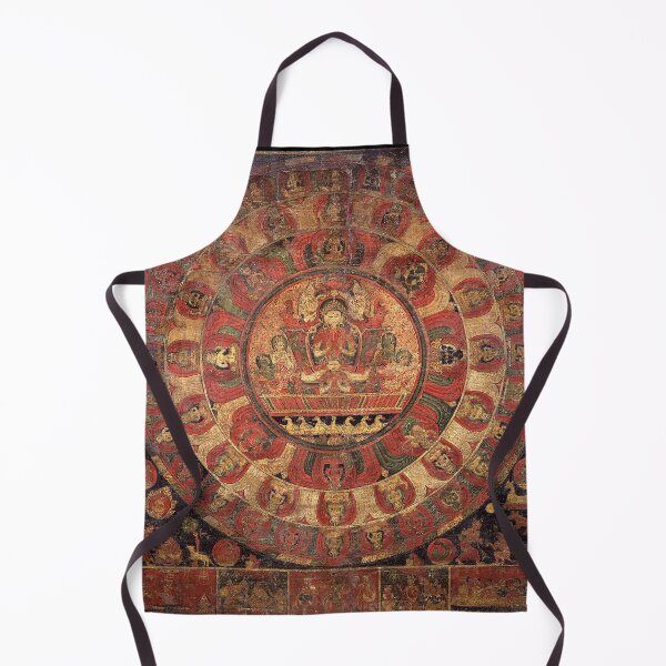 Item preview, Mandala 129 Moon God Chandra Nepal 1400s 3 designed and sold by GuyBlank.