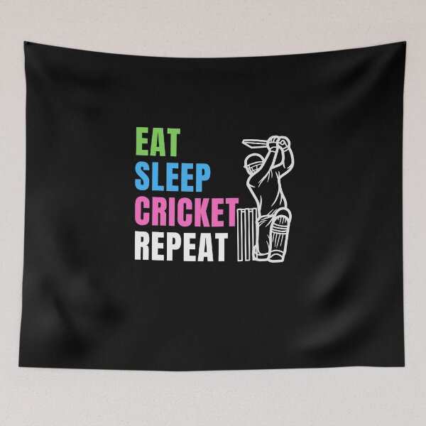 Item preview,  Eat Sleep Cricket Repeat - Cricket designed and sold by Ahmed  Feki.