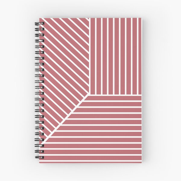Item preview, Pink White Minimal Modern Stripe Pattern Pairs 2023 COTY Terra Rosa DE5096 designed and sold by ColorOfTheYears.