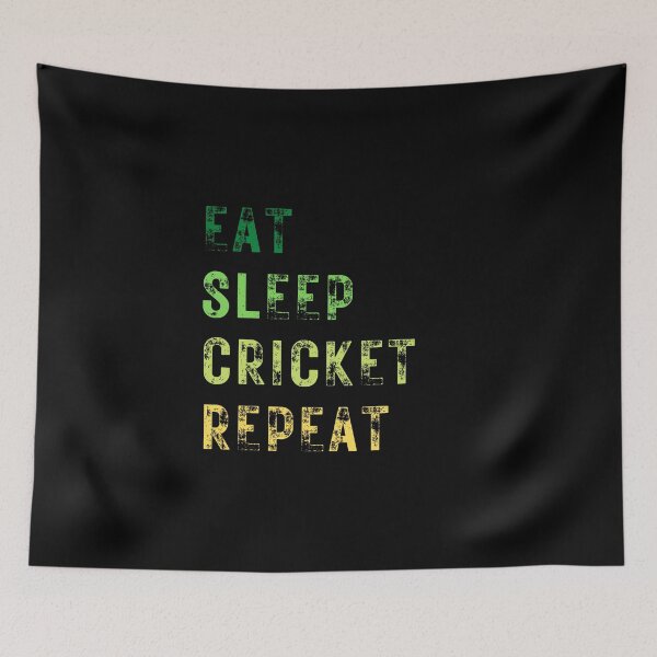Item preview,  Eat Sleep Cricket Repeat - Cricket designed and sold by Ahmed  Feki.