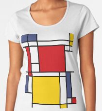 Mondrian Women's Premium T-Shirt