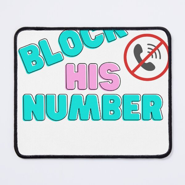 Item preview, Break Up, Block His Number designed and sold by babywearingmom.