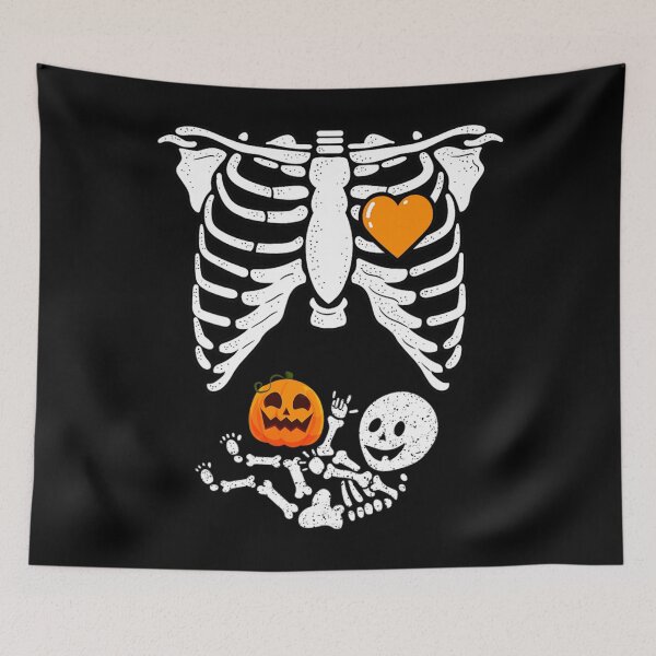 Item preview, Skeleton Baby Pregnant Xray Rib Cage for Fall Halloween designed and sold by enragedchild257.