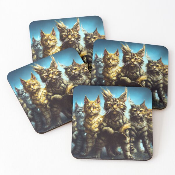 Item preview, The Rough Fuzz, looking fierce (Baroque) designed and sold by thecatandkettle.
