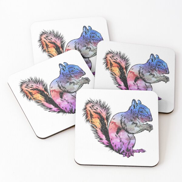 Item preview, Watercolor Squirrel Galaxy designed and sold by virillanissa.