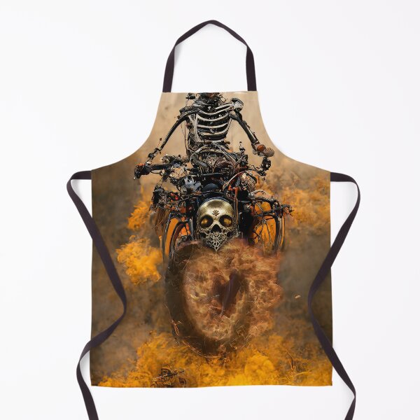 Item preview, Abstract surreal digital wall art poster: Devil Rider Halloween designed and sold by DigitalDreamArt.