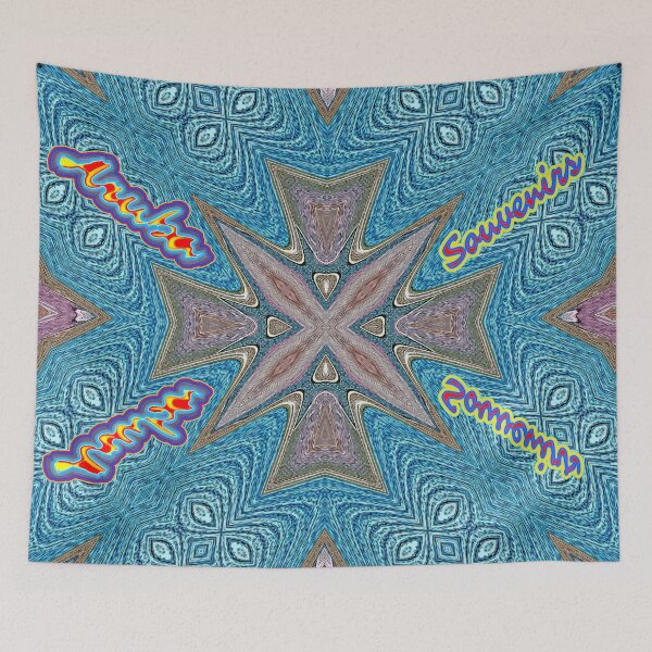 Item preview, WONDERFUL ARUBA SOUVENIRS - ARUBA ABSTRACT GEOMETRIC PAINTING PARADISE ISLAND - ARUBA ONE HAPPY ISLAND. designed and sold by Ralek.