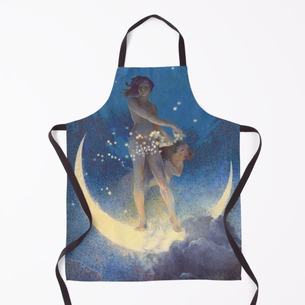 Item preview, Spring Scattering Stars Edwin Blashfield Moon Goddess Fantasy designed and sold by VintageArchive.