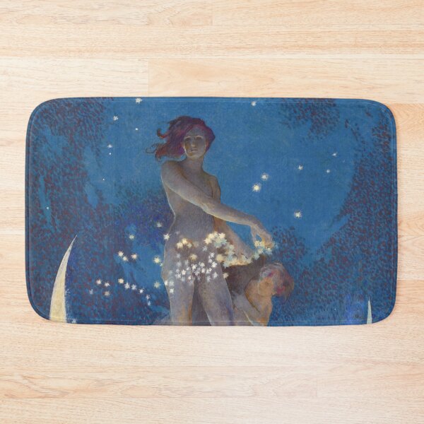 Item preview, Spring Scattering Stars Edwin Blashfield Moon Goddess Fantasy designed and sold by VintageArchive.