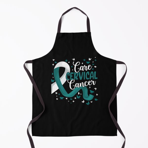 Item preview, Care Cervical Cancer, Teal ' White Ribbon designed and sold by camanodooseo.
