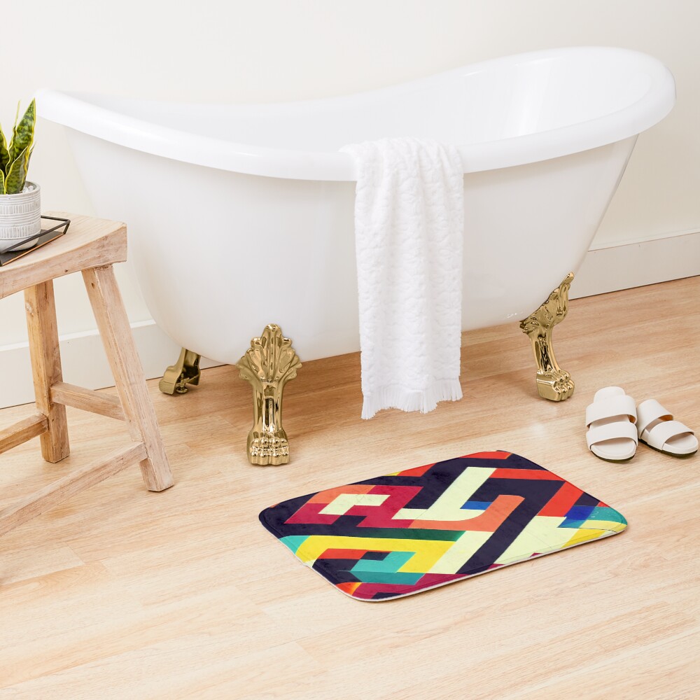 Item preview, Bath Mat designed and sold by BlueIntel.
