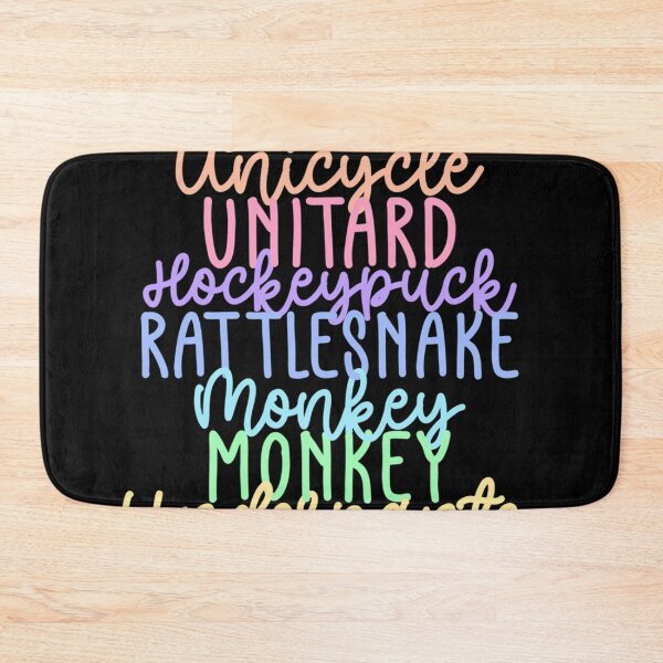 Item preview, Monkey Monkey Underpants Rainbow Fan Quote Black  designed and sold by ANTHONYPALERMO.