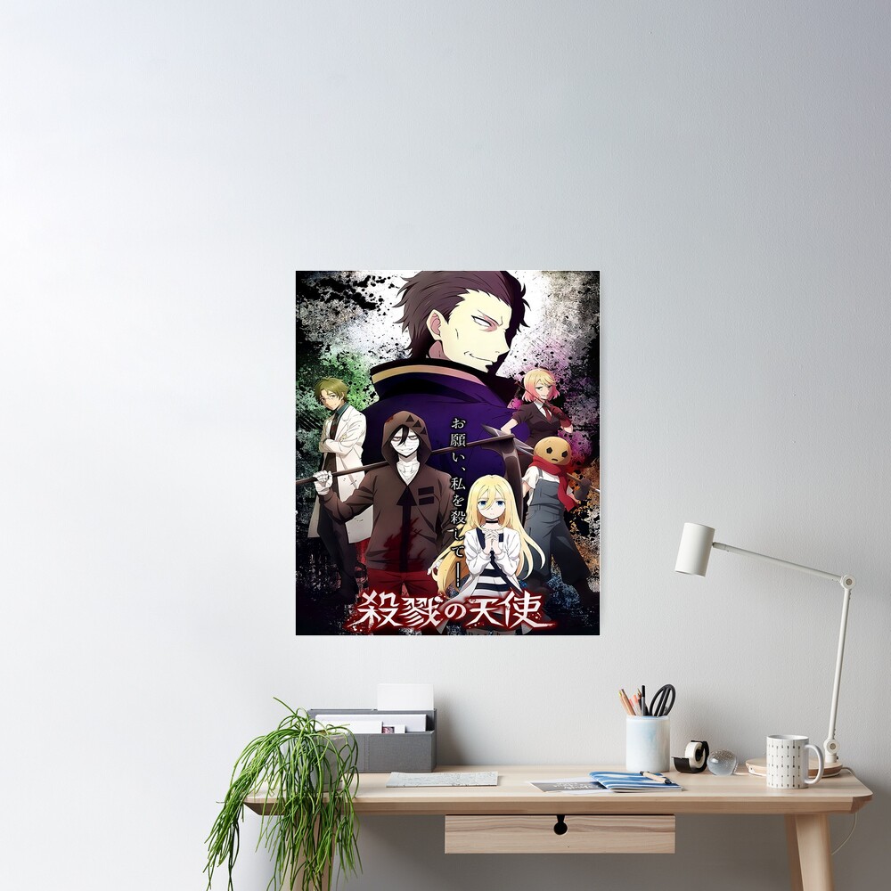 5697 Satsuriku no Tenshi Angels Of Death Decor Poster Wall Scroll