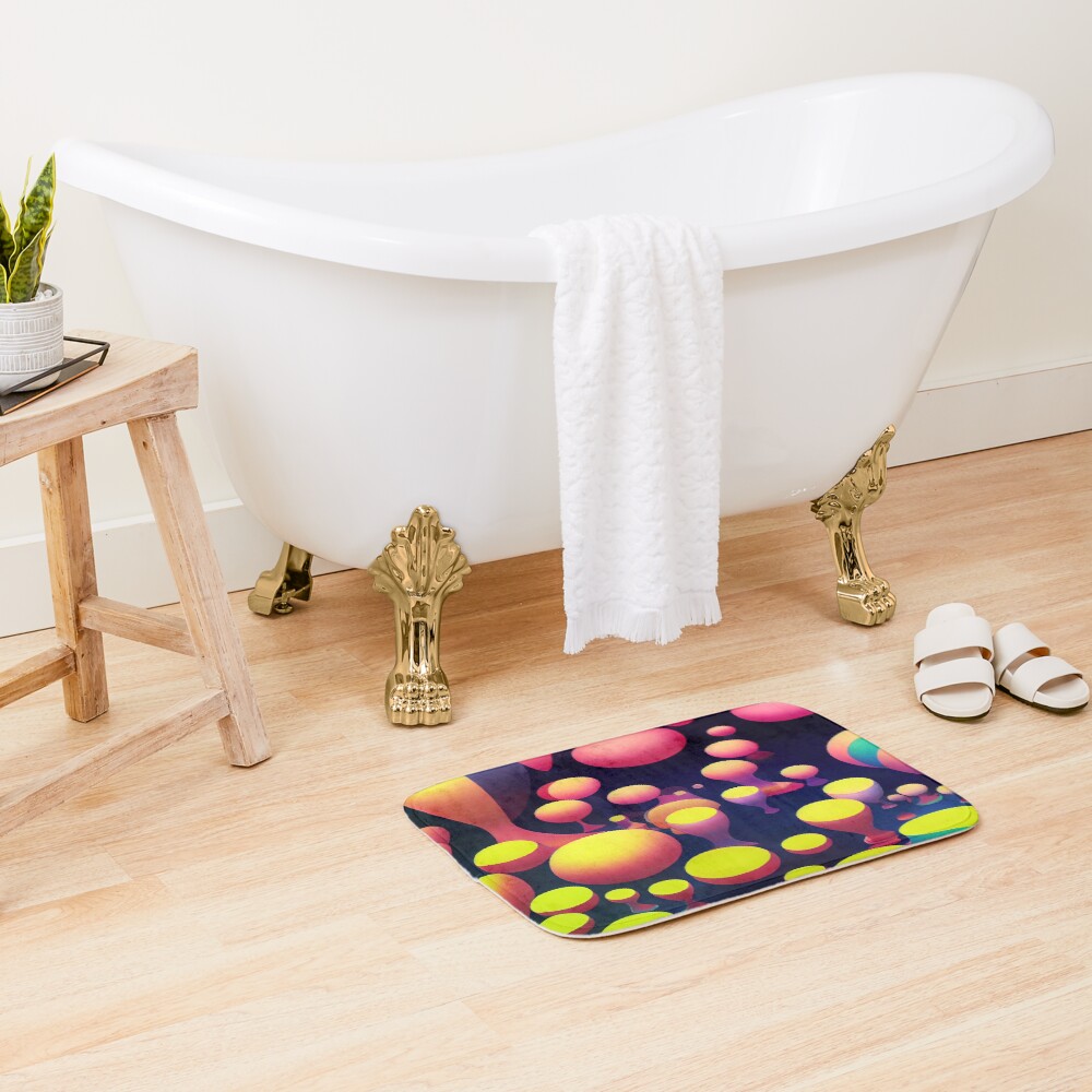 Item preview, Bath Mat designed and sold by BlueIntel.