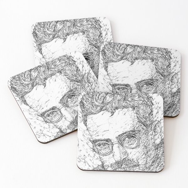 Item preview, WALTER BENJAMIN black and white pencil portrait .1 designed and sold by lautir.