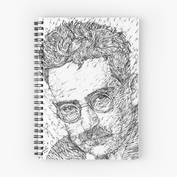 Item preview, WALTER BENJAMIN black and white pencil portrait .1 designed and sold by lautir.