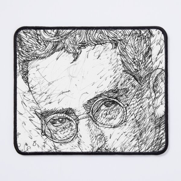 Artikelvorschau, WALTER BENJAMIN Schwarz-Weiß-Bleistiftporträt .1 entworfen und verkauft von lautir.