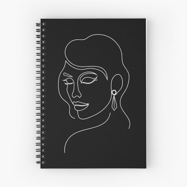 Item preview, Abstract drawing line art lady designed and sold by LineArtDrawing.