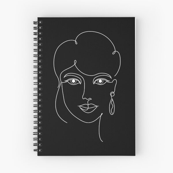 Item preview, Abstract drawing line art lady designed and sold by LineArtDrawing.