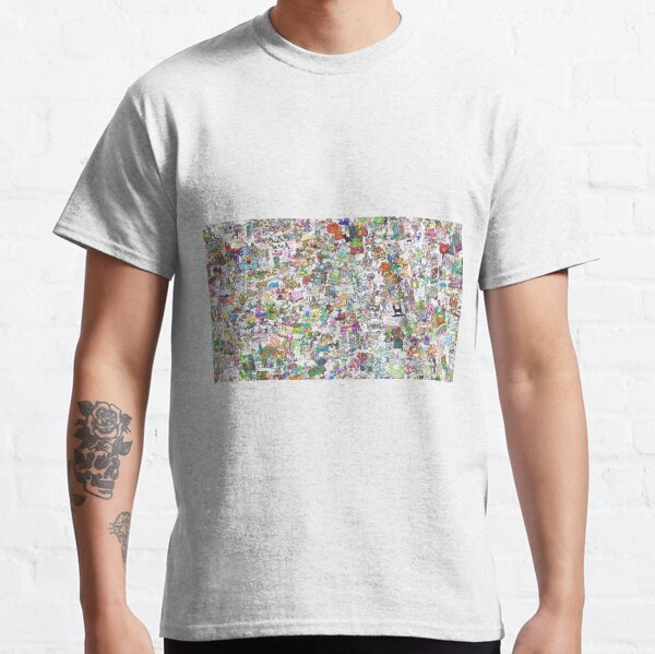Player and Doodler Doodle Montage Classic T-Shirt