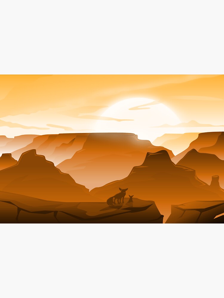 Thumbnail 3 of 3, Sticker, Grand Canyon designed and sold by itsmidnight.