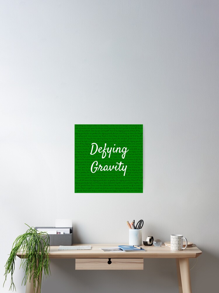 Thumbnail 2 of 3, Poster, Defying gravity designed and sold by potterhead42.