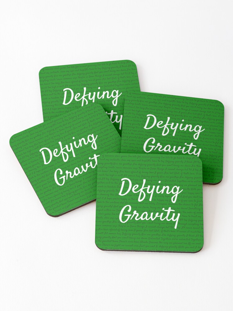 Thumbnail 1 of 5, Coasters (Set of 4), Defying gravity designed and sold by potterhead42.
