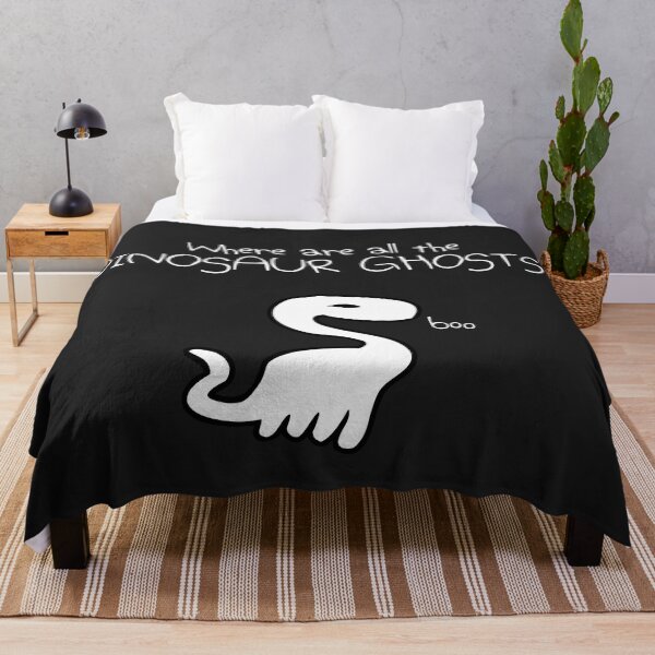 Item preview, Where Are All The Dinosaur Ghosts? (White Version) designed and sold by jezkemp.