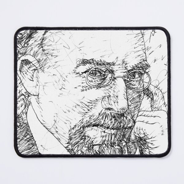 Item preview, ERIK SATIE black and white pencil portrait .1 designed and sold by lautir.
