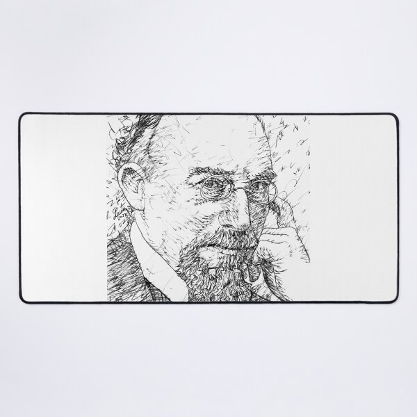 Item preview, ERIK SATIE black and white pencil portrait .1 designed and sold by lautir.