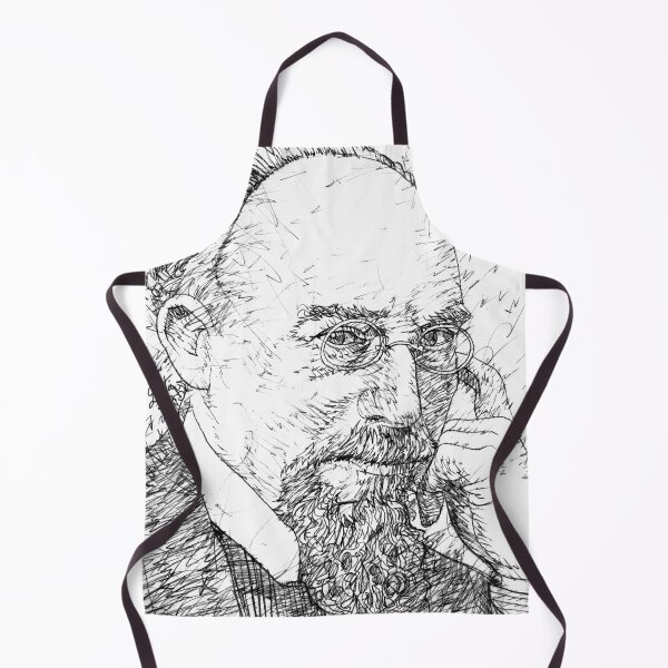 Item preview, ERIK SATIE black and white pencil portrait .1 designed and sold by lautir.
