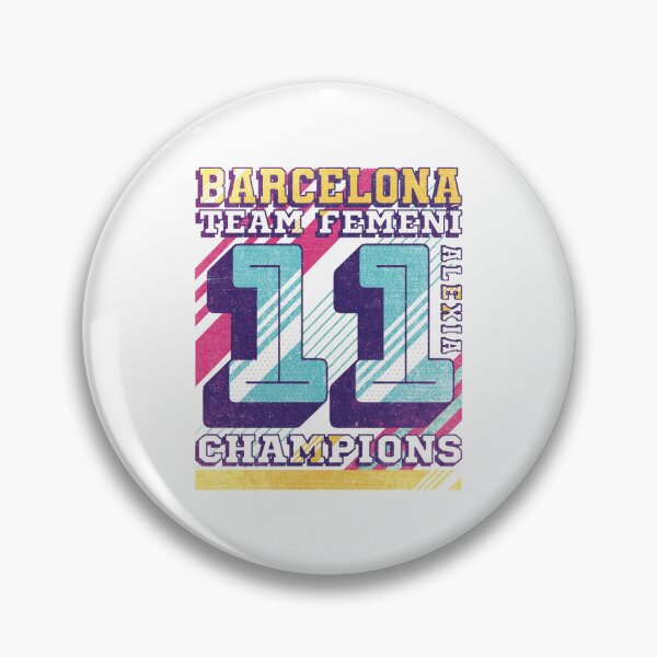 Item preview, Barcelona Femeni Champions - Alexia 11 (college style) designed and sold by Numero14.