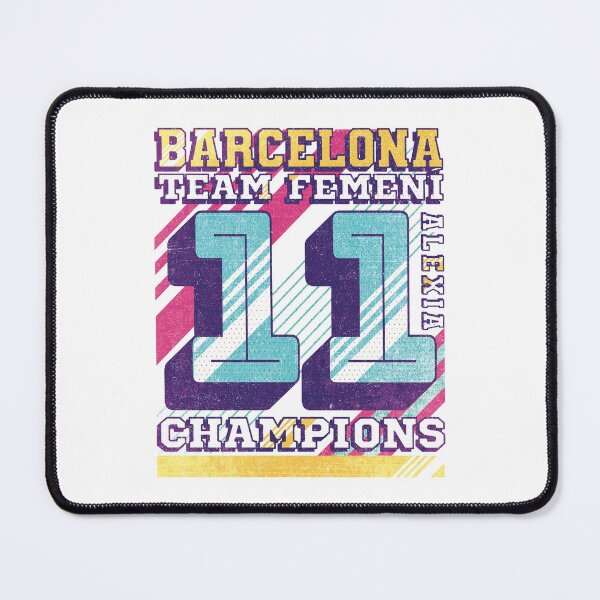 Item preview, Barcelona Femeni Champions - Alexia 11 (college style) designed and sold by Numero14.