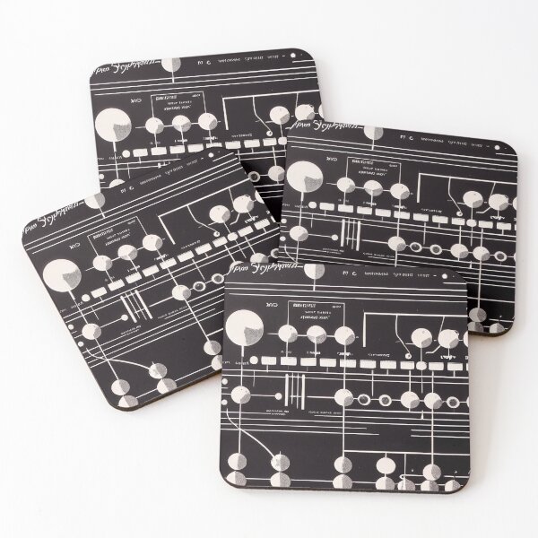 Item preview, Modular Synth Abstracts 4 designed and sold by Creative Shed Designs.