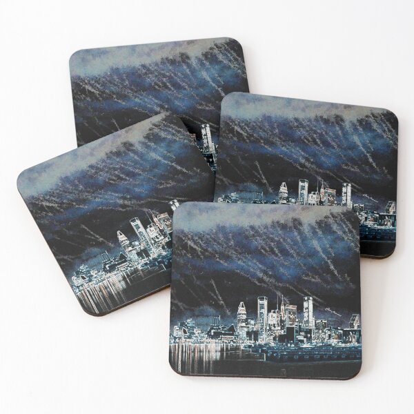 Item preview, City Lights On A Dark Night designed and sold by Fluid Artzworx.