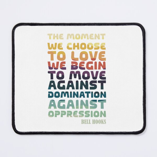 Item preview, Bell Hooks Colorful Quote designed and sold by SchlossInspire.