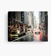 San-Francisco rain V Metal Print
