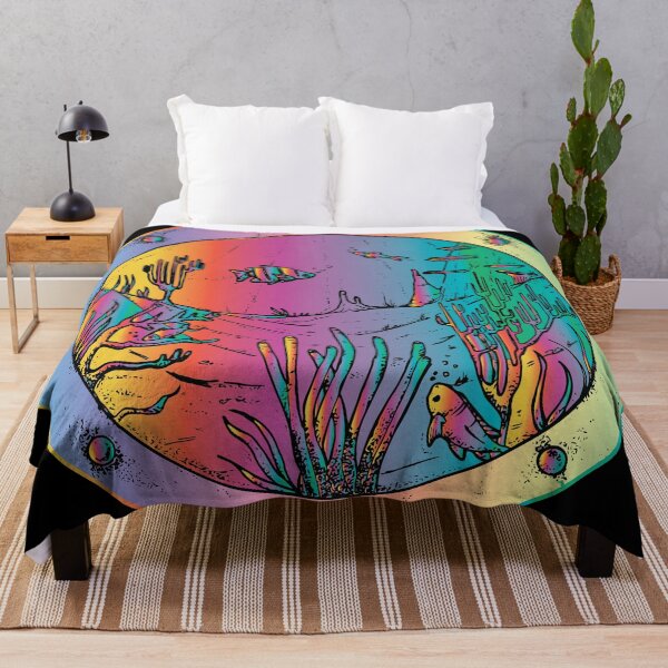 Item preview, Deep sea creatures, retro vintage aquarium designed and sold by XXgooddeedXX.