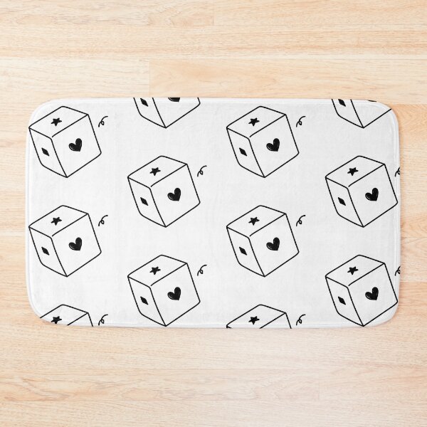 Item preview, dice illustration designed and sold by Pinkbrushco.