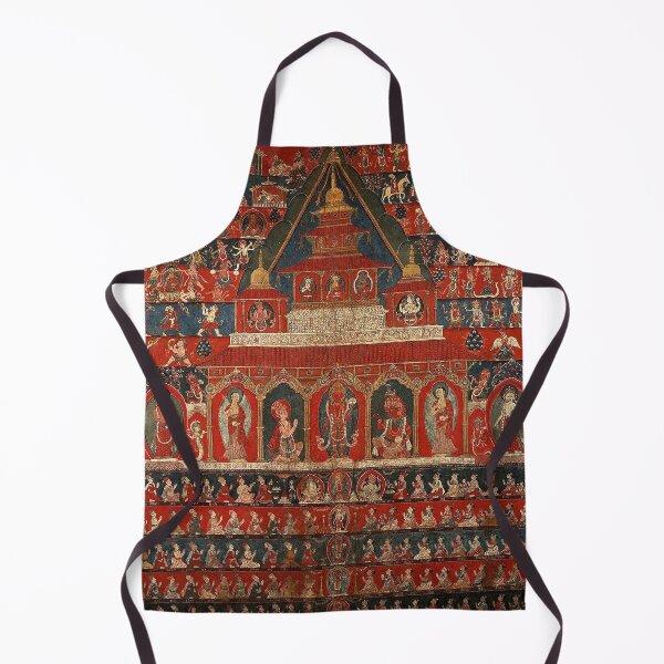 Item preview, Mandala 132 Rato Macchendranath Temple Nepal 1850 designed and sold by GuyBlank.